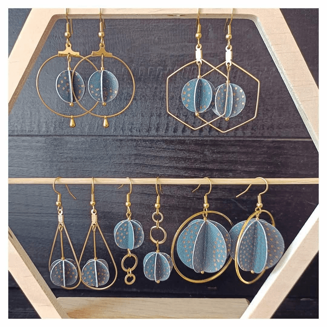 2 - Support hexagonal et petite perle ronde